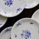 6 vintage dessert plates – Baudour porcelain