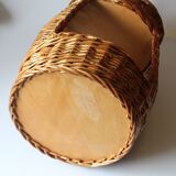 Handmade wicker bottle holder