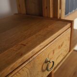 Oak system bookcase, Danish design, 1960s, designer: Henning Kjærnulf