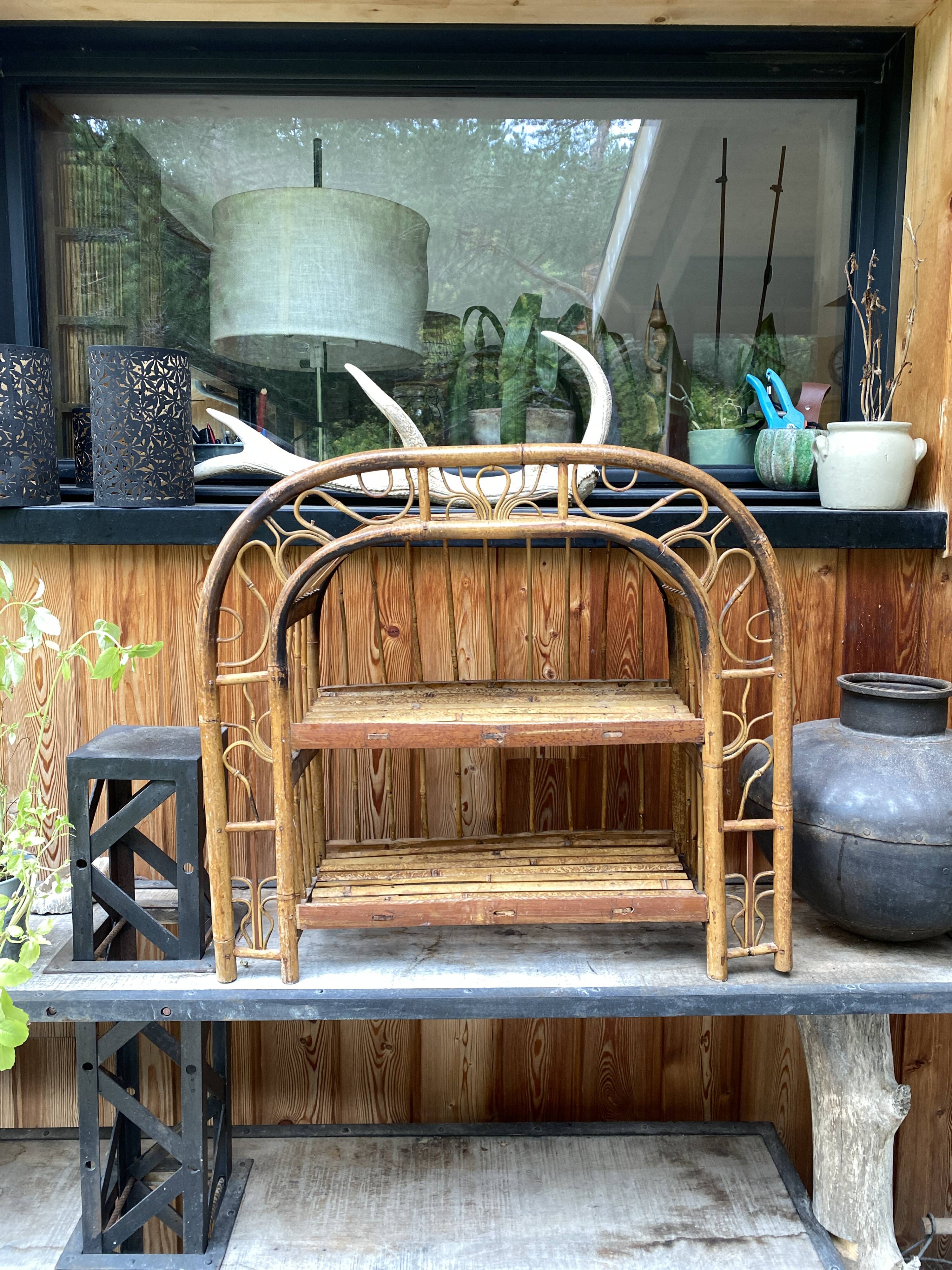 Bamboo shelf