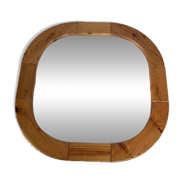 Vintage IKEA Mirror – Rare Pine Model – Circa 1970