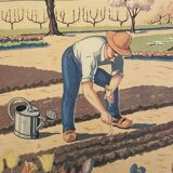 Vintage MDI school poster