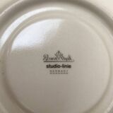 Postmodern Flash One Series coffee service, plates, cups, saucers by Dorothy Hafner for Rosenthal, 1980s, Set of 6