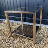Brass side table