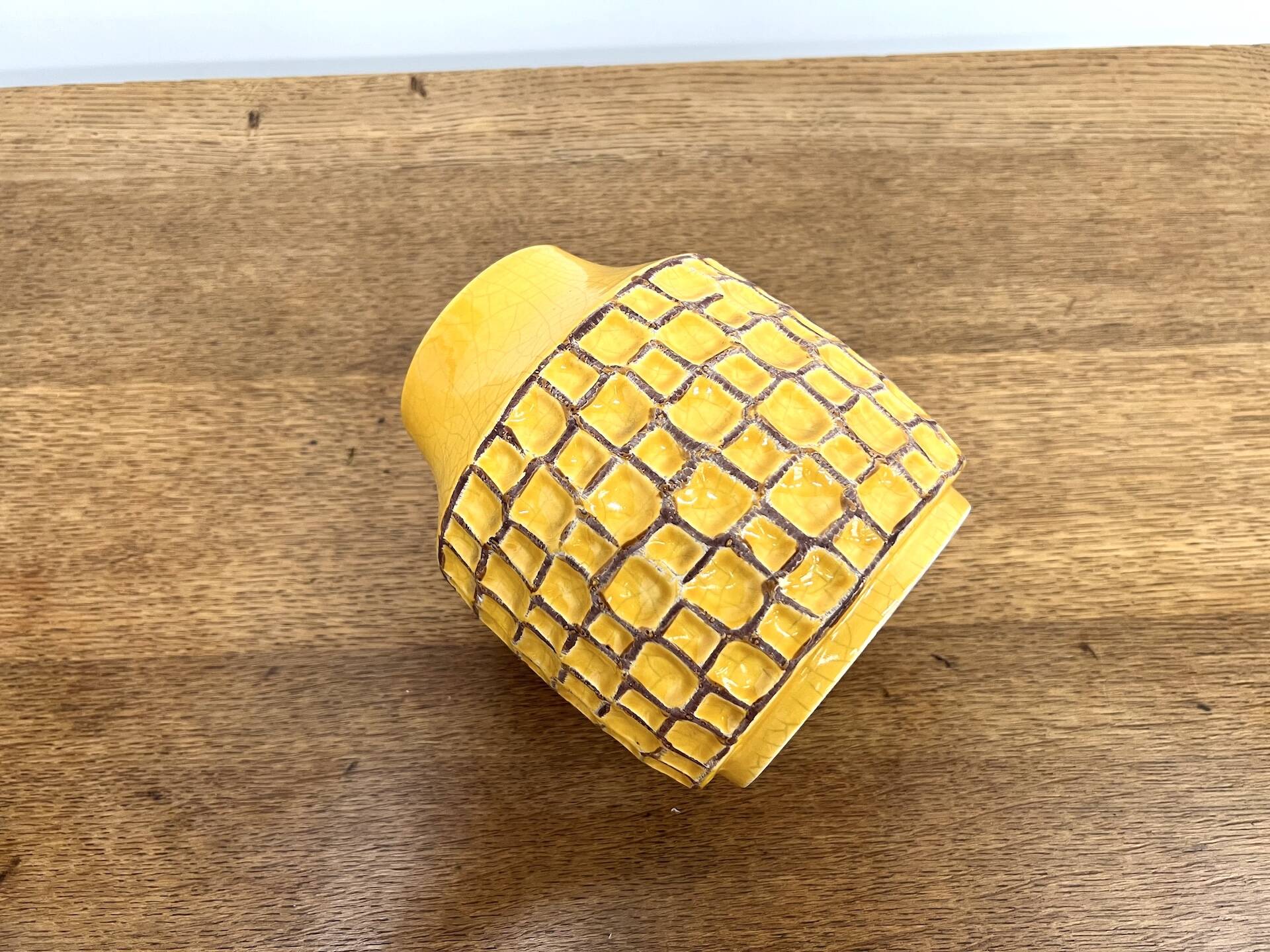 Ceramic vase from Vallauris, 1970s