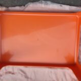 Orange vintage coffee table