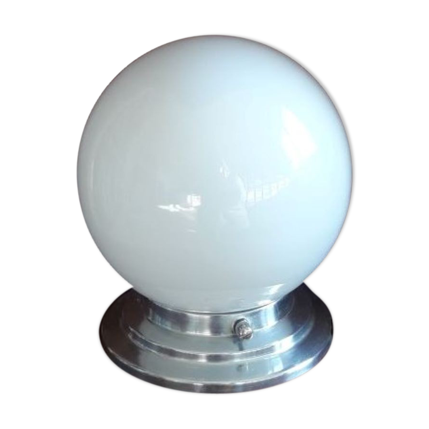 Lamp, Art Deco globe ceiling light