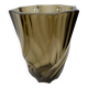Smoked glass vase