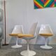 Lot de 3 chaises Tulip d'Eero Saarinen édition Knoll