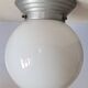 Opal glass ball ceiling light