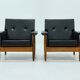 Paire de fauteuils scandinave 1960