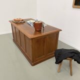 1950s walnut counter or desk