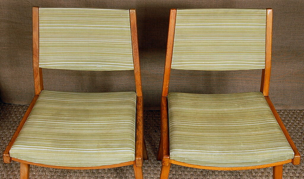 Pair of chairs Scandinavian years 50/60