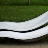 Pair of Eurolax sunbathing by Charles Zublena, 70s