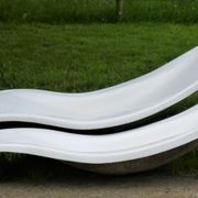 Pair of Eurolax sunbathing by Charles Zublena, 70s