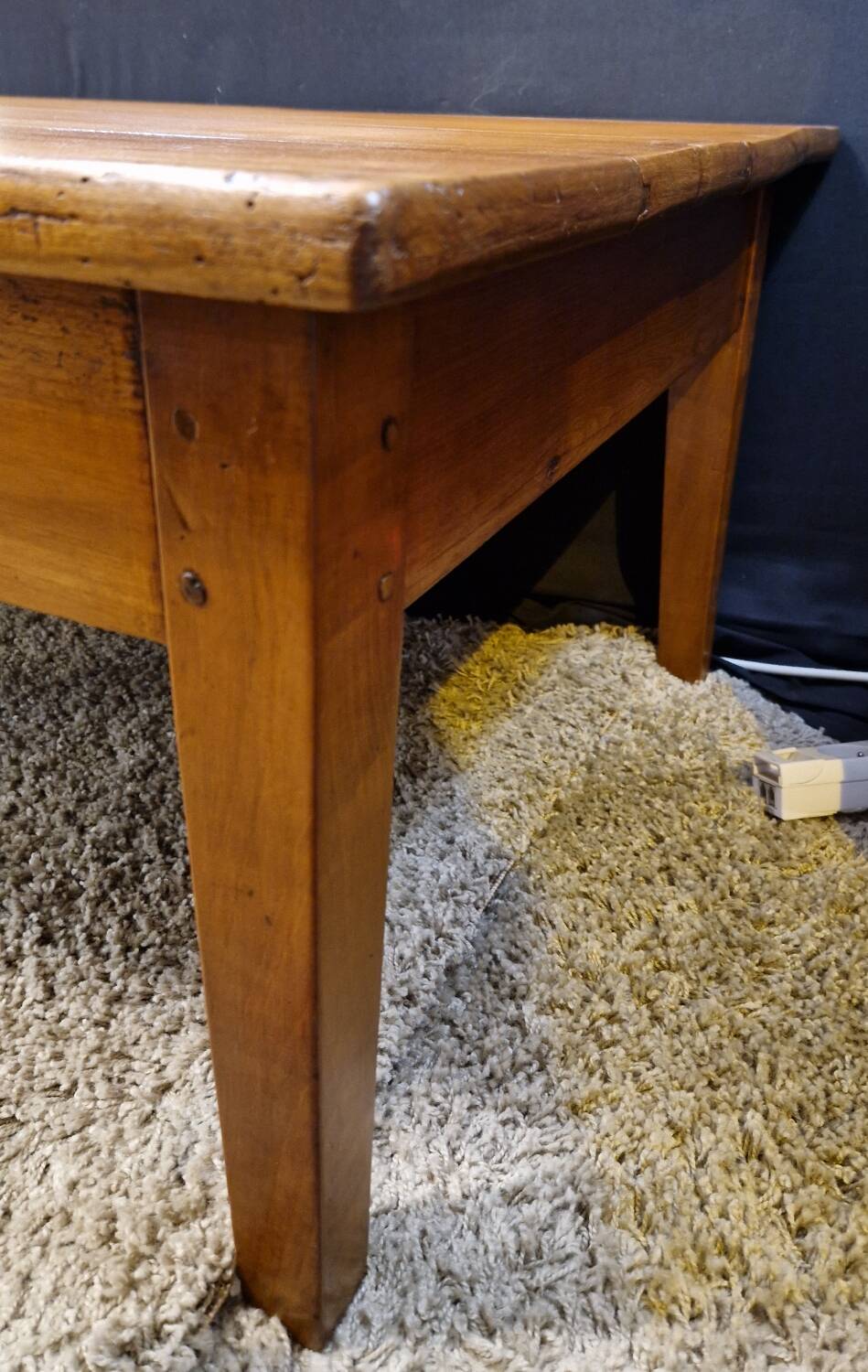 Cherry wood coffee table