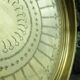 Large chissed brass serving tray