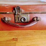 Vintage brown suitcase