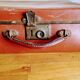 Vintage brown suitcase