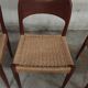 Set of 6 scandinavian chairs Niels Möller O