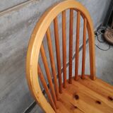 4 windsor chairs in vintage pine 1970 1980