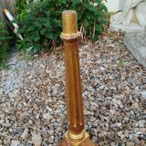 Table basse style louis xvi ancien bois doré avec plateau marbre
