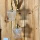 2 vintage globe portable lamps