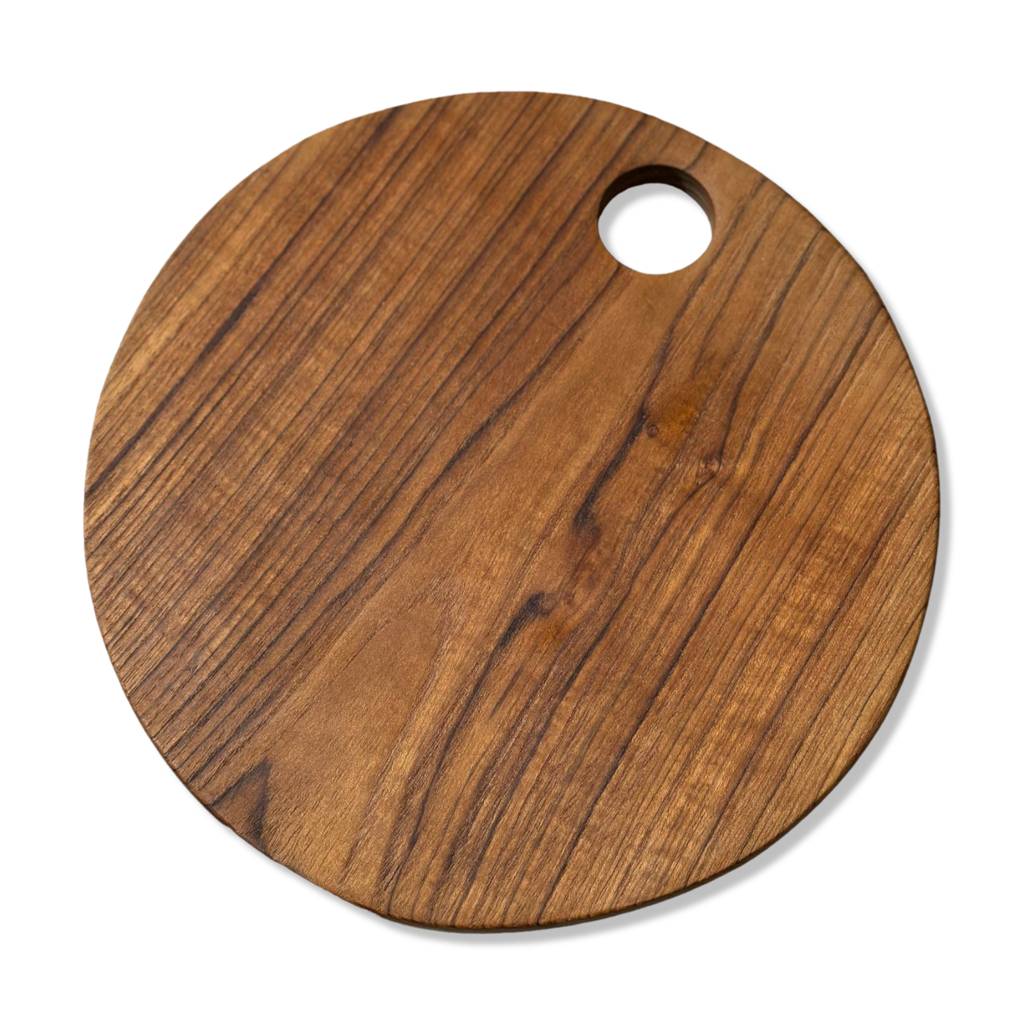 Planche à Découper Ronde En Verre Trempé 40 Cm - Motif Jakobsmussel Noir Et Blanc - Marque Coloray