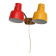 1960s Scandinavian Two-Arm Wall Lamp in Metal
