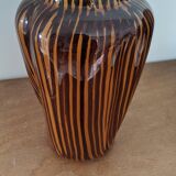 Vase Sarreguemines domino