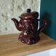 Vintage figurative teapot dog detective – English ceramic – 1960s