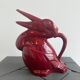 Poët Laval ceramic zoomorphic pelican pitcher