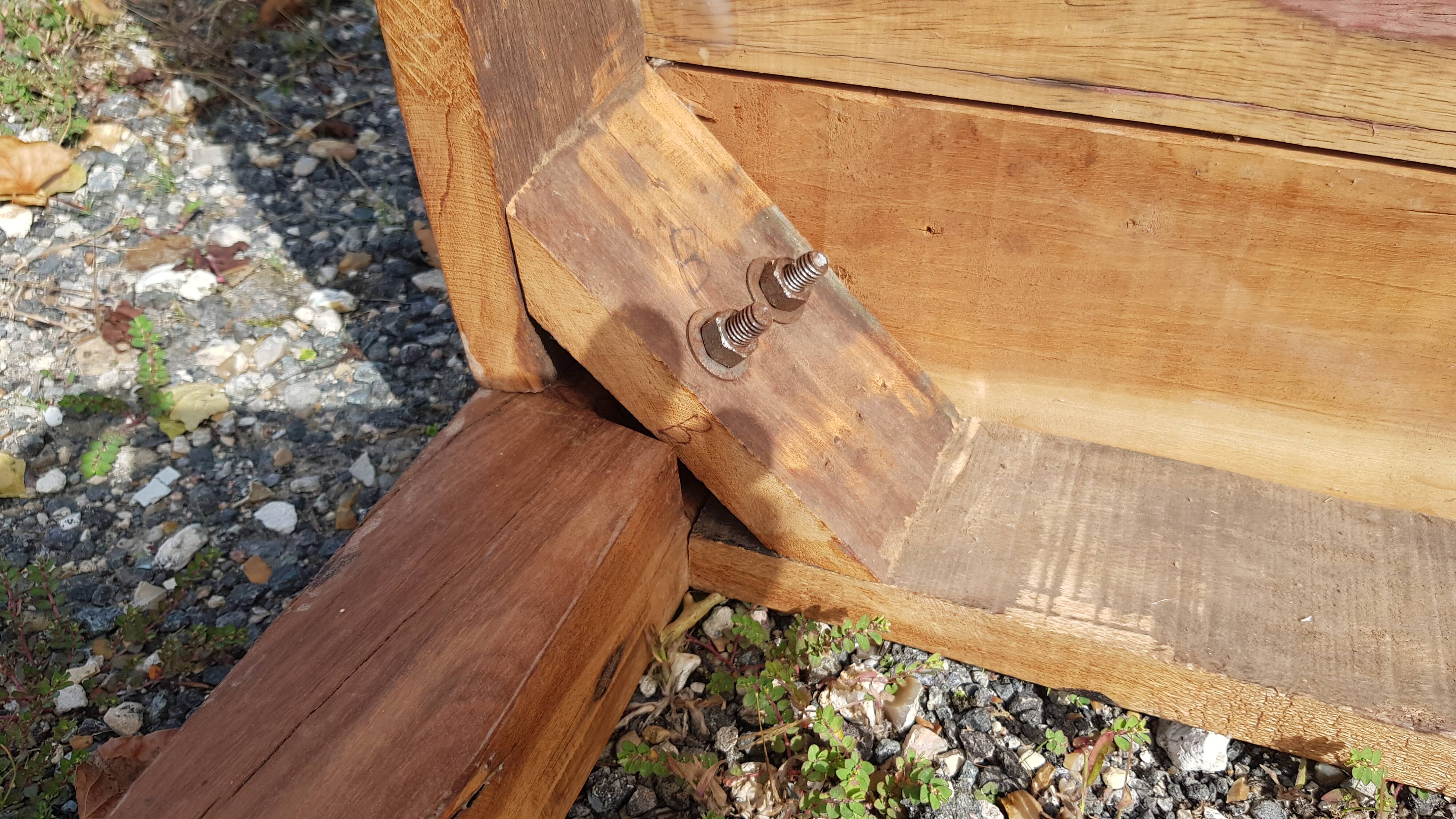 Teak dining table 180 x 90 x 76 cm