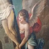 Old painting - oil on canvas - Italian school, 18th century