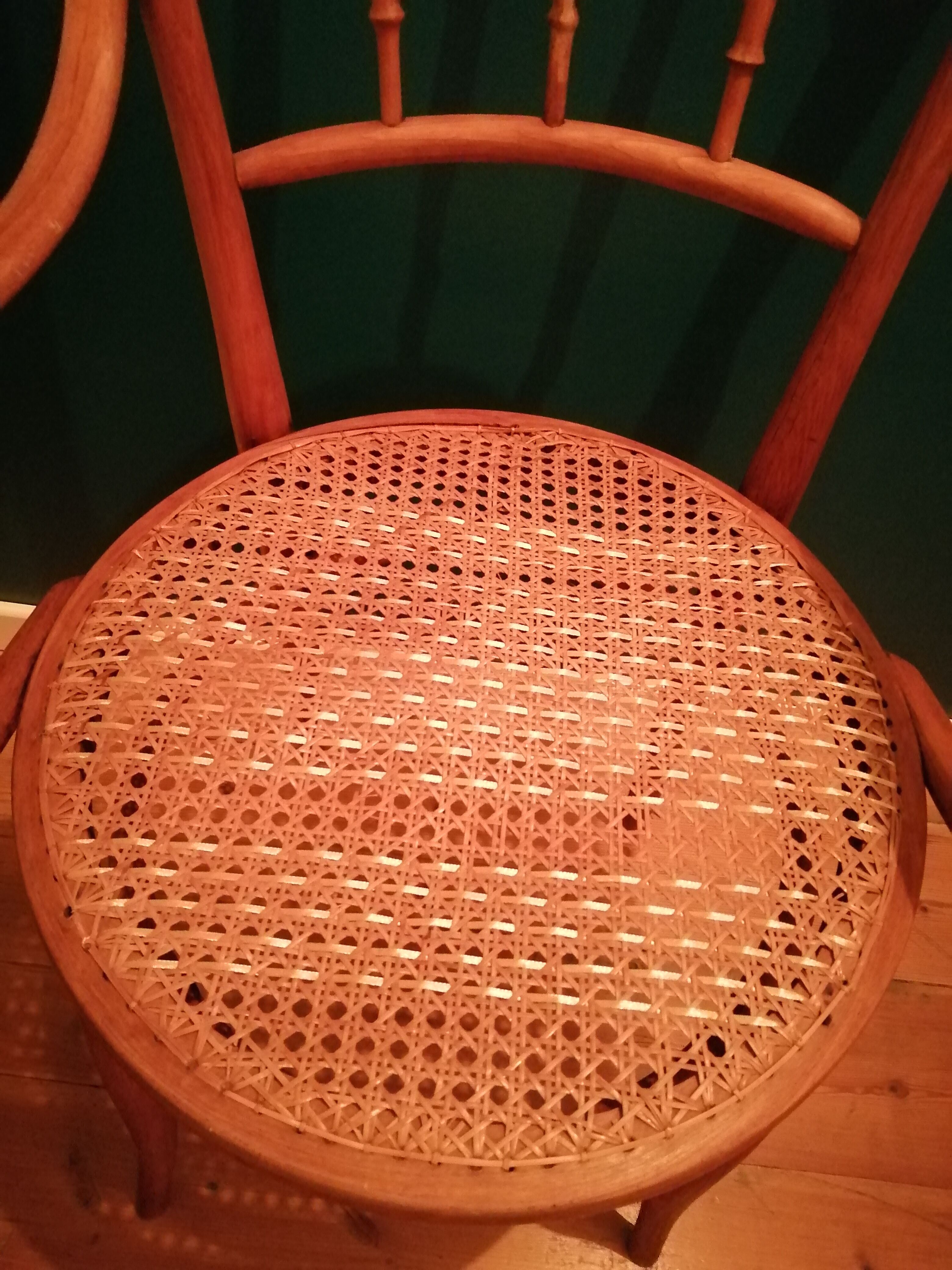 Fauteuil canné