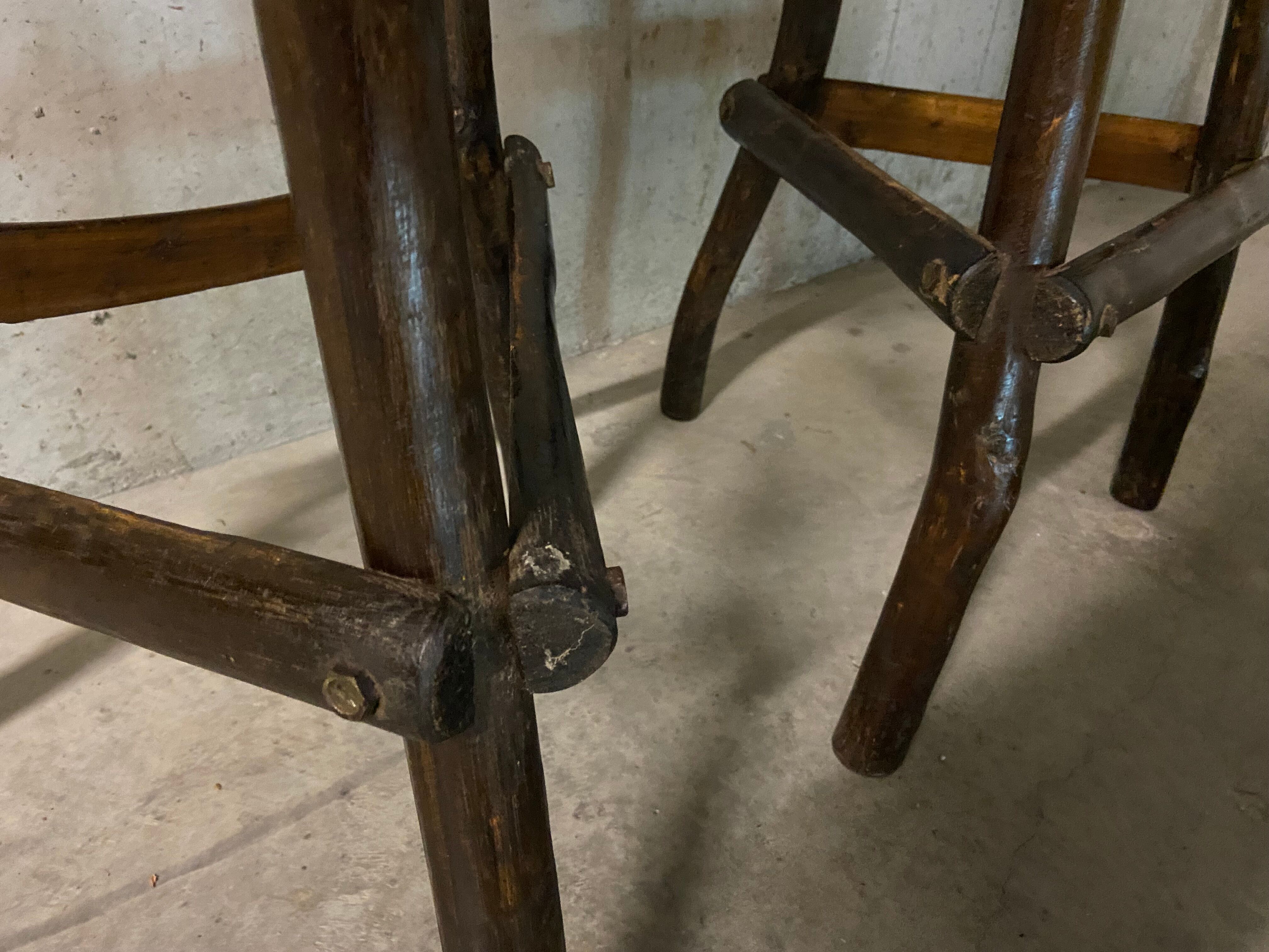 Rustic bar stools