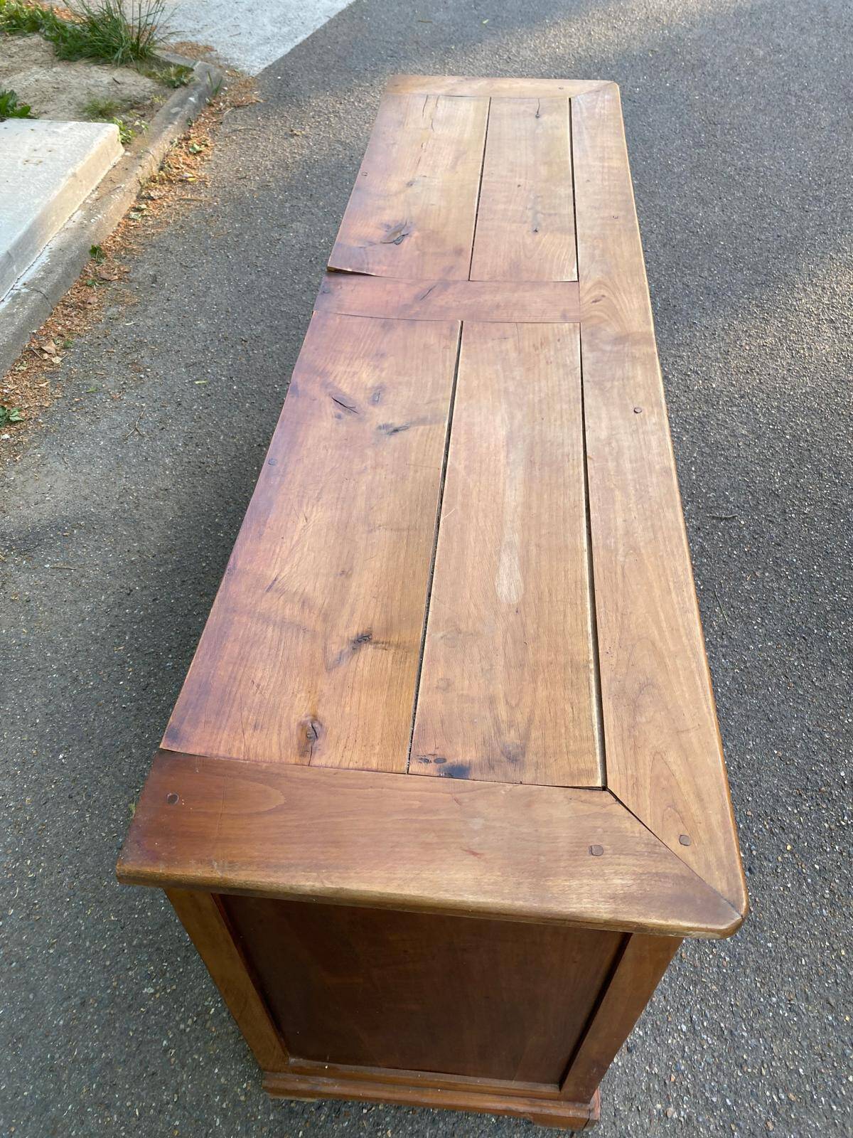 Louis Philippe sideboard in solid wood, 19th century