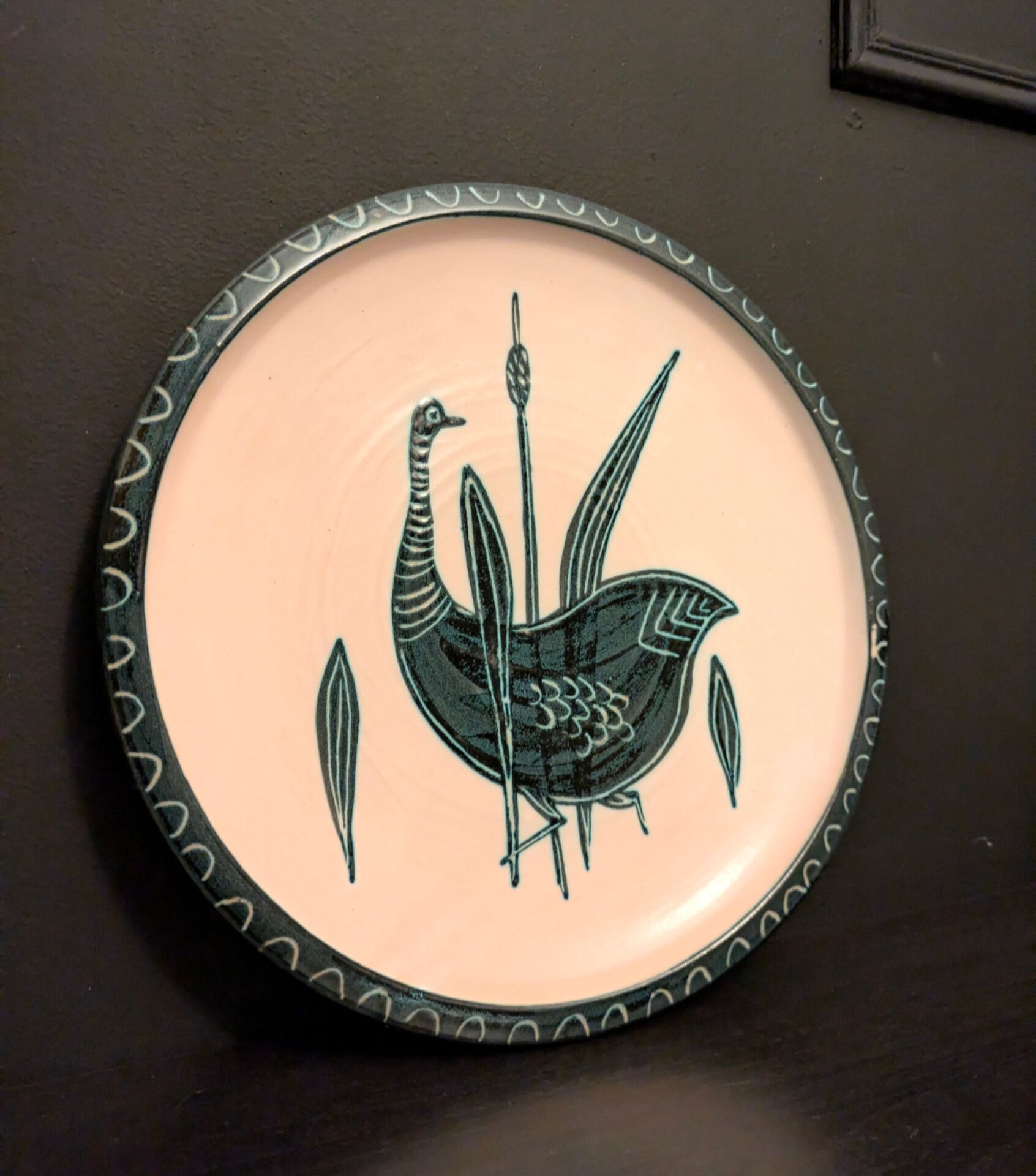 Collection plate Yvon Roy Vallauris