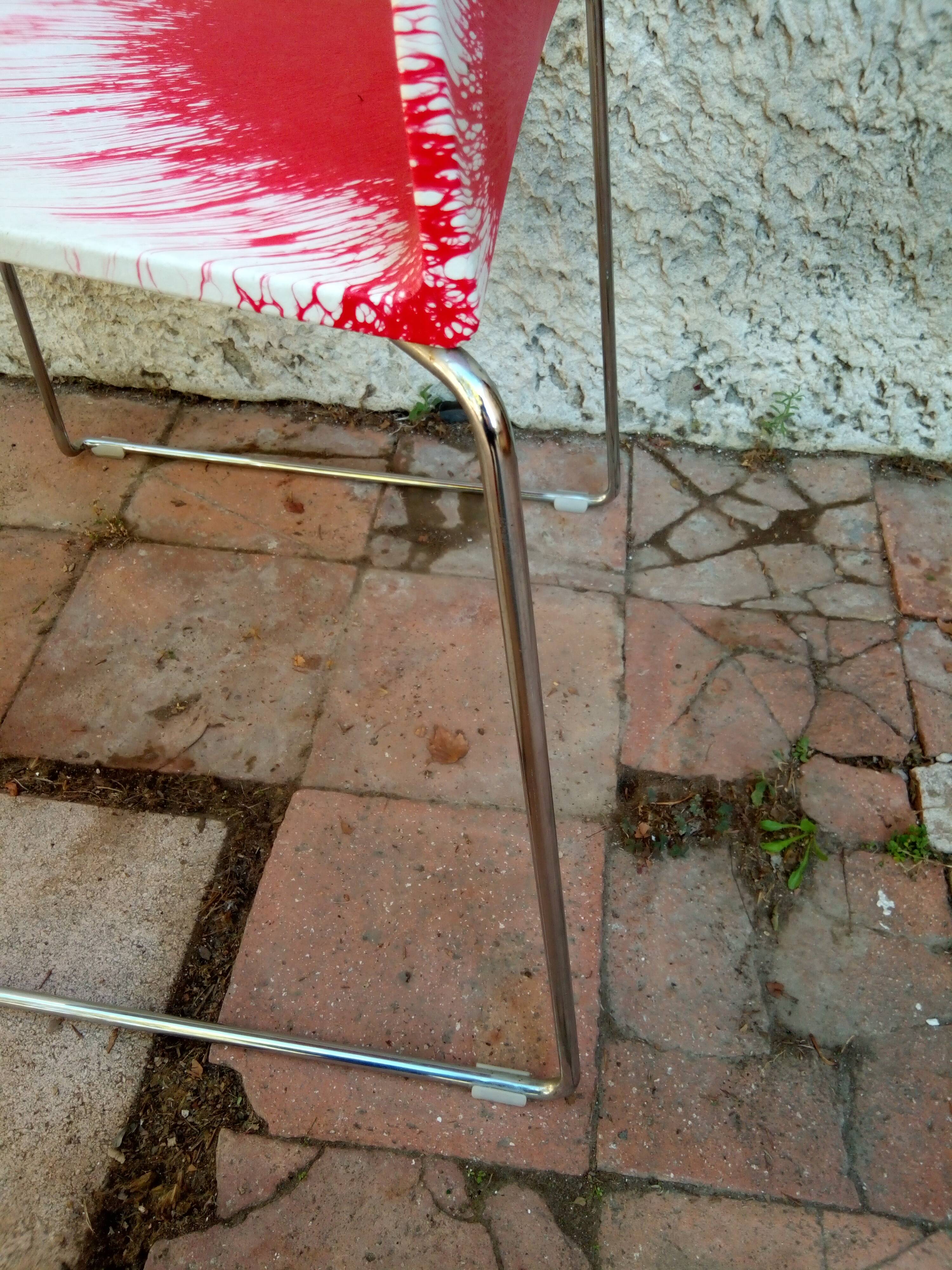 Series of 6 chairs from the 80s