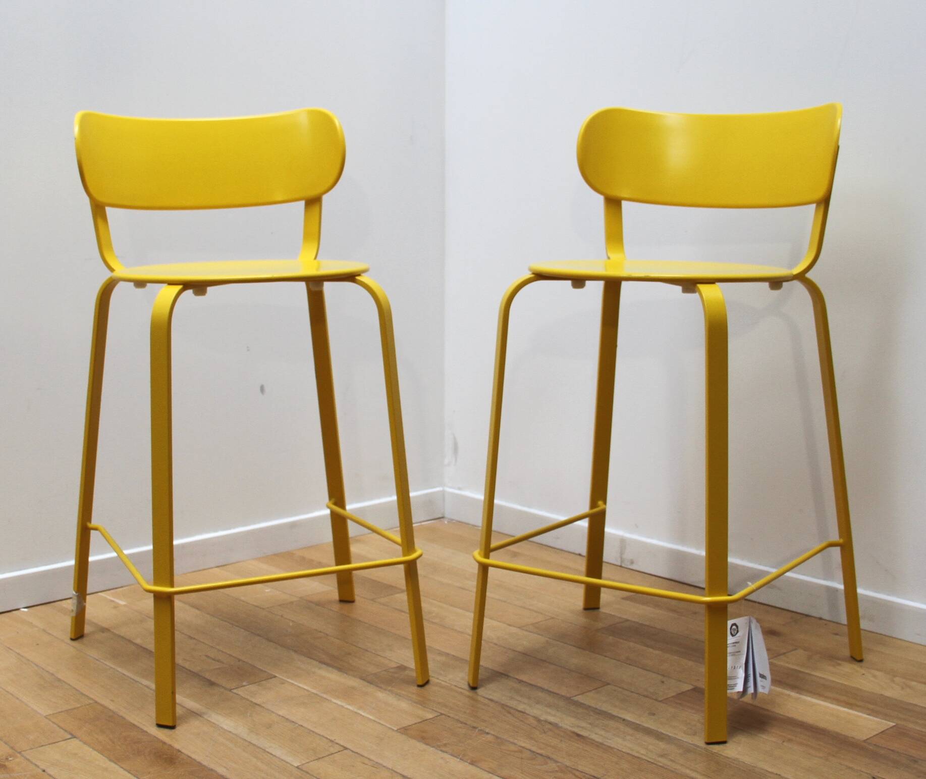 Pair of Stil high stools, LaPalma