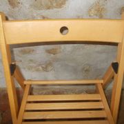 Vintage wooden folding chair