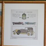 Art Deco illustration luxury car Delaunay Belleville by Lepape in 1924