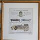 Art Deco illustration luxury car Delaunay Belleville by Lepape in 1924