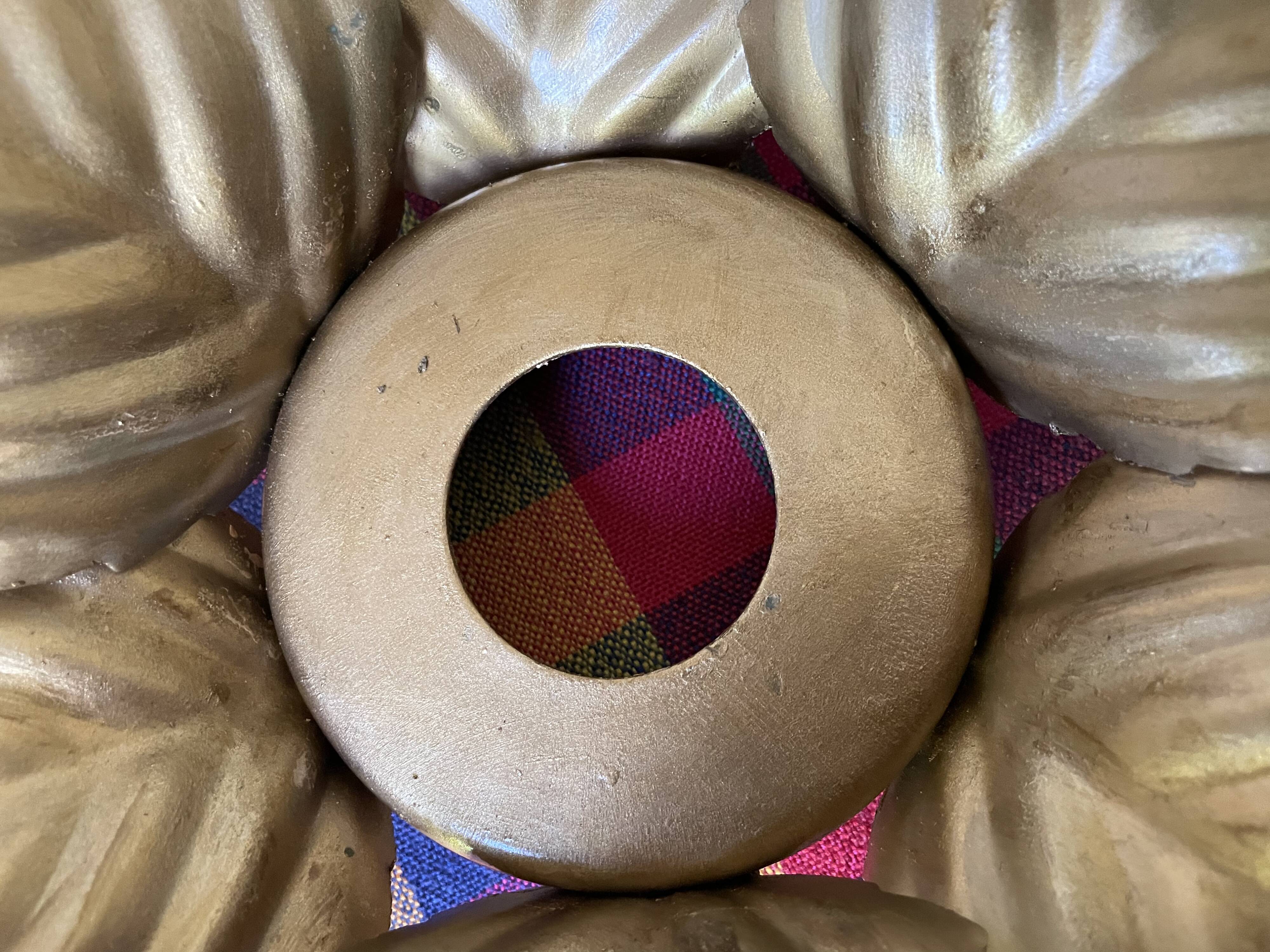 Masca golden flower wall light