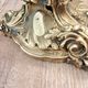 Art Nouveau torch lamp base in gilded bronze by Susse Frères & Robert.
