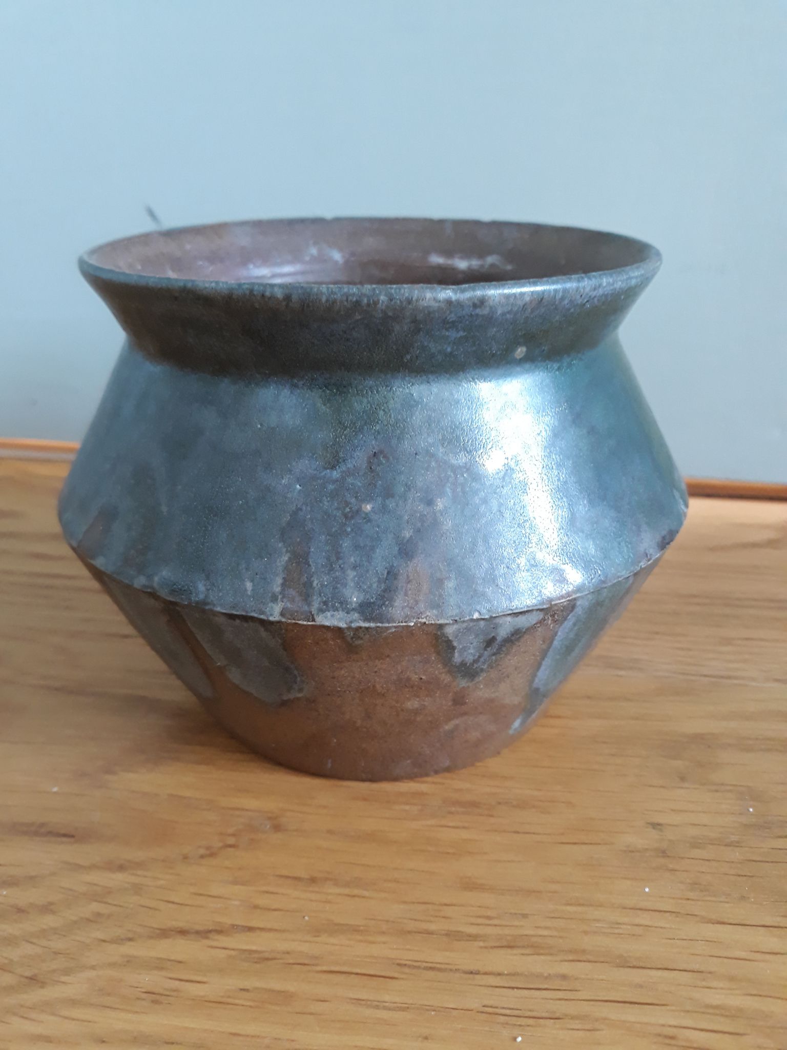 Vase pot en céramique signé C. Greber