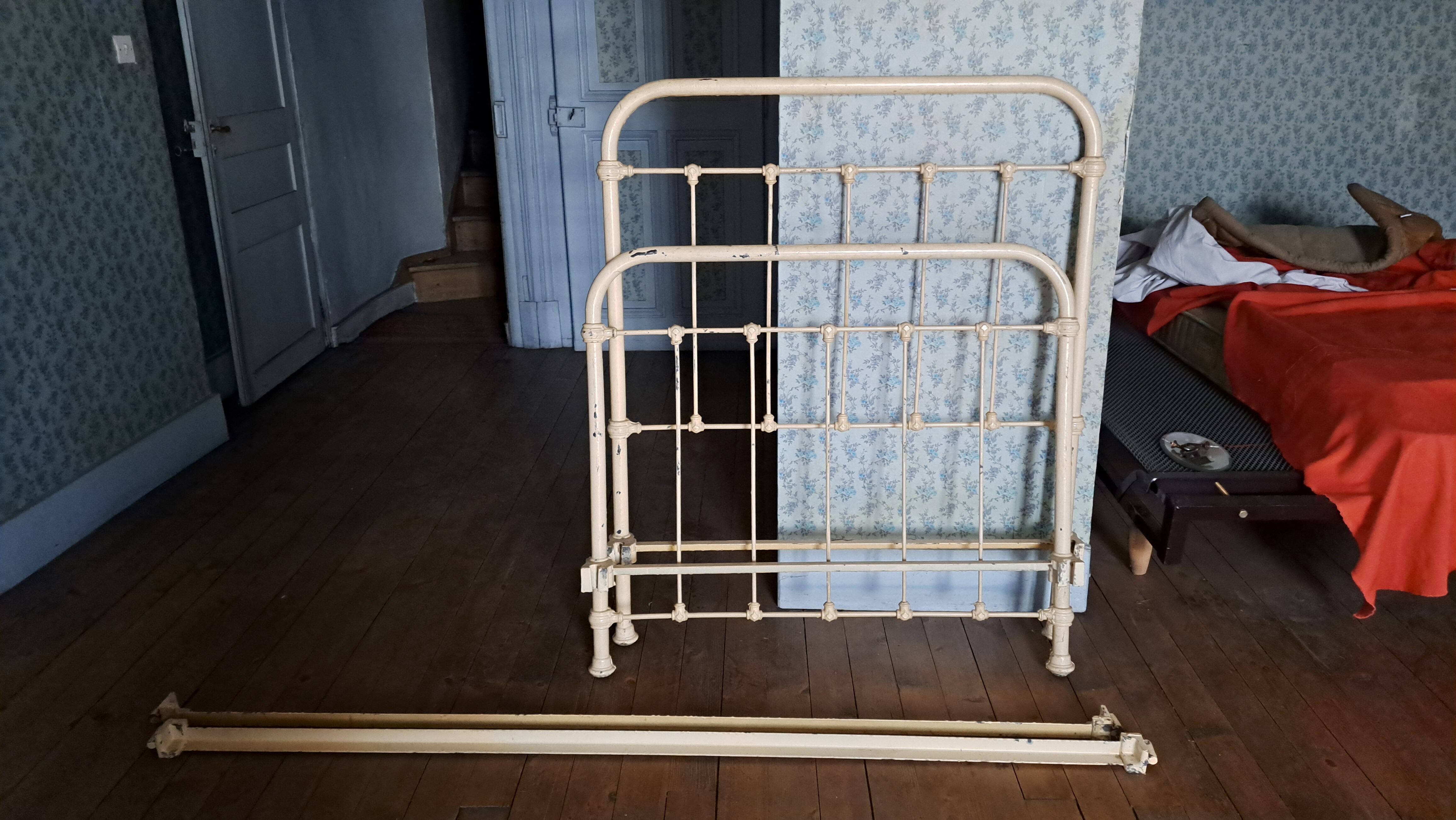 Antique bed frame