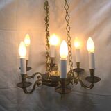 Empire chandelier with 6 lights