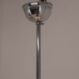 Chrome-plated minimalistic chandelier, 1930s