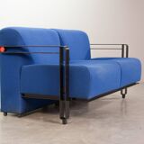 Dutch Design Artifort Sky Blue ‘Transformation’ Two-Seat Sofa Model 952 by